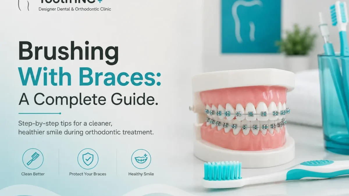 Dental brace cleaning guide