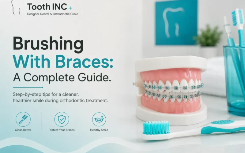 Dental brace cleaning guide