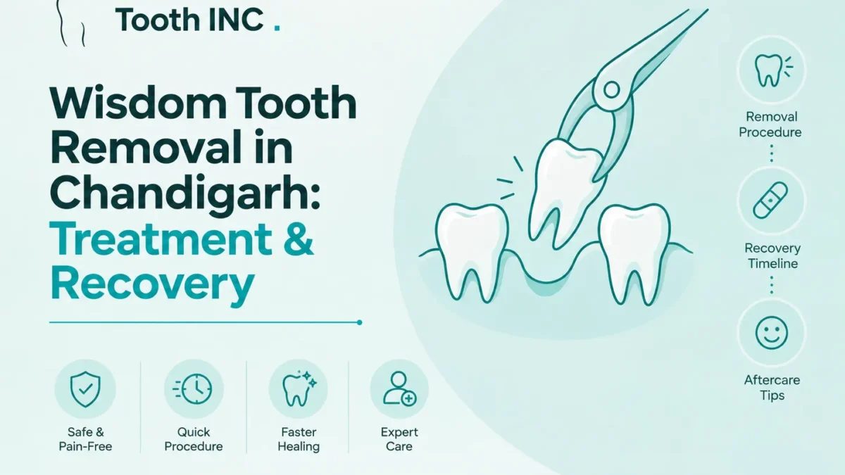 Wisdom Tooth Removal in Chandigarh: Treatment & Recovery 1 wisdom tooth removal Chandigarh