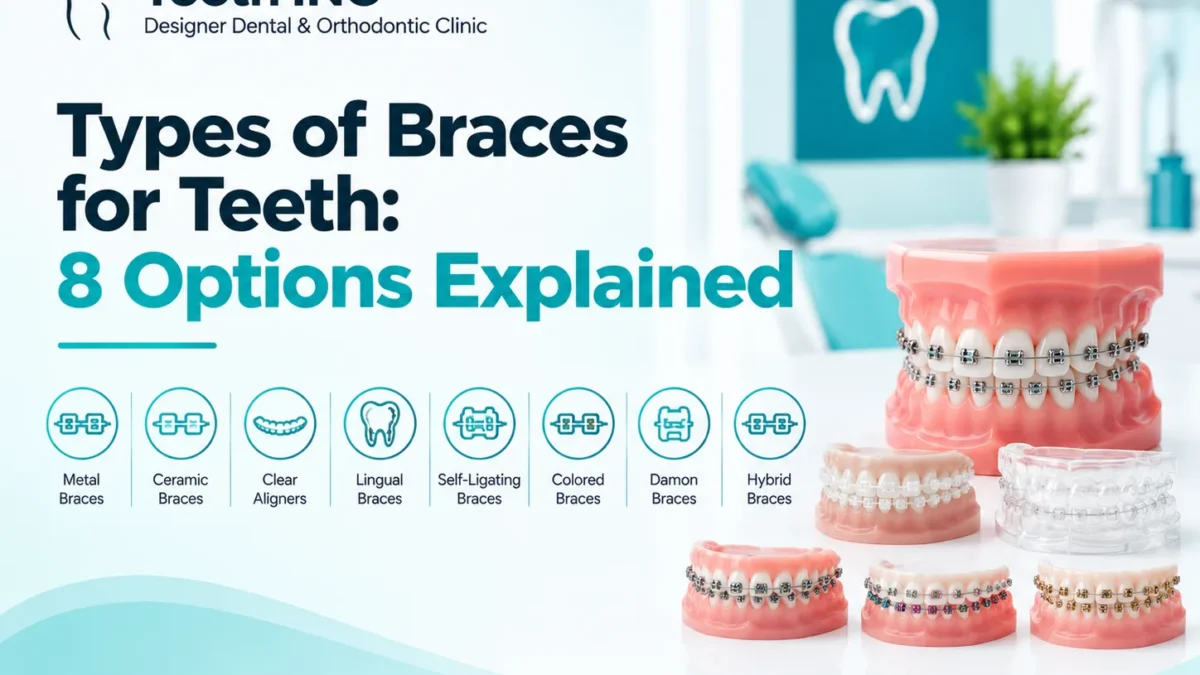 Types of Braces for Teeth: 8 Options Explained 1 8 Types Of Teeth Braces Explained